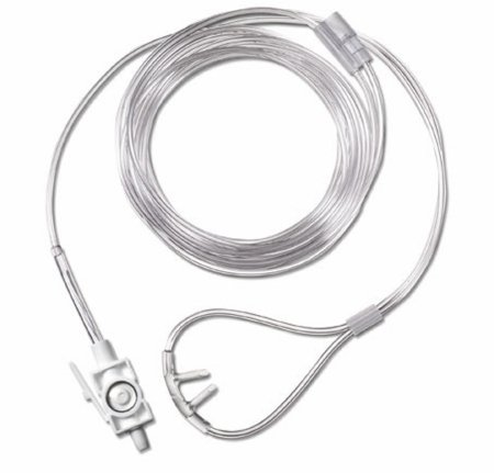 Picture of ETCO2 Nasal Sampling Cannula without O2 Delivery Without Oxygen Delivery LoFlo Adult Straight Prong / NonFlared TipM2744A