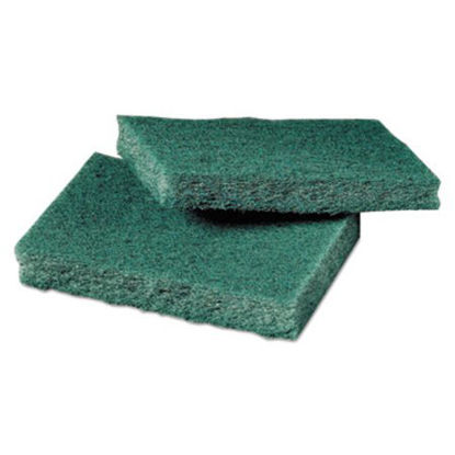 Picture of General Purpose Scrub Pad, 3 x 4.5, Green, 40 Pads/Box, 2 Boxes/CartonMMM-59166