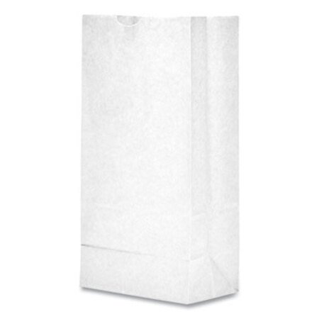 Picture of Grocery Paper Bags, 35 lbs Capacity, #8, 6.13"w x 4.17"d x 12.44"h, White, 500 BagsBAG-GW8500