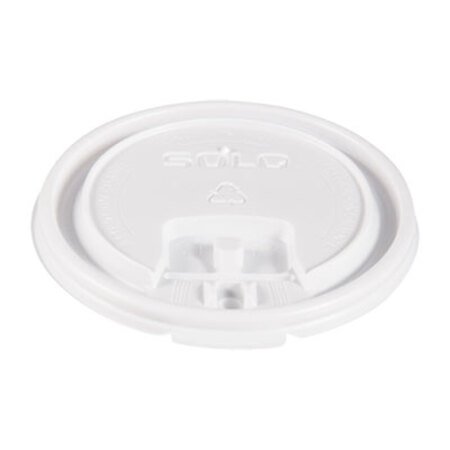 Picture of Lift Back and Lock Tab Cup Lids, Fits 10 oz Cups, White, 100/Sleeve, 10 Sleeves/CartonSCC-LB3101