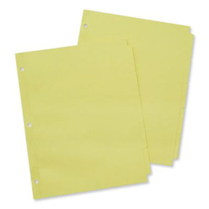 Picture of Self-Tab Index Dividers, 5-Tab, 11 x 8.5, Buff, 36 SetsUNV-20836