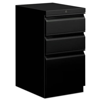 Picture of Mobile Pedestals, Left or Right, 3-Drawers: Box/Box/File, Black, 15" x 20" x 28"BSX-HBMP2BP