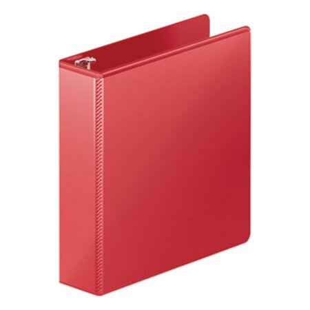 Picture of Heavy-Duty Round Ring View Binder with Extra-Durable Hinge, 3 Rings, 2" Capacity, 11 x 8.5, RedWLJ-363441797