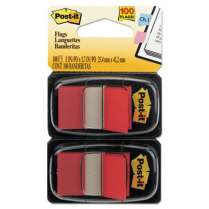 Picture of Standard Page Flags in Dispenser, Red, 100 Flags/DispenserMMM-680RD2