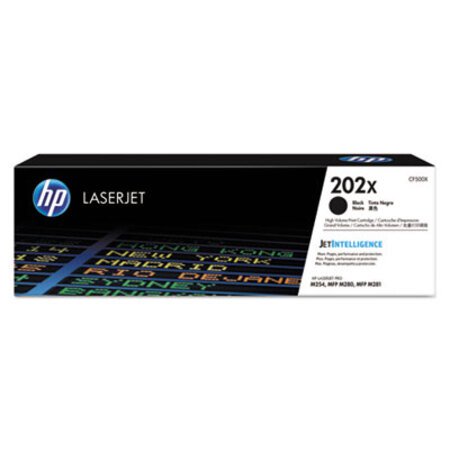 Picture of HP 202X, (CF500X) High-Yield Black Original LaserJet Toner CartridgeHEW-CF500X