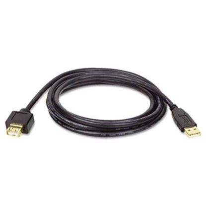 Picture of USB 2.0 A Extension Cable (M/F), 6 ft., BlackTRP-U024006