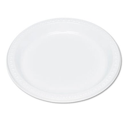 Picture of Plastic Dinnerware, Plates, 9" dia, White, 125/PackTBL-9644WH