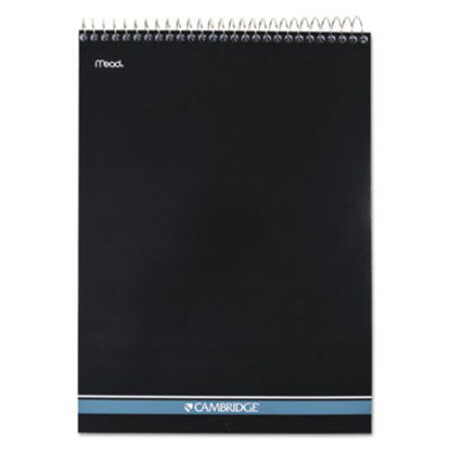 Picture of Stiff-Back Wire Bound Notebook, 1 Subject, Medium/College Rule, Navy Cover, 8.5 x 11.5, 70 SheetsMEA-59882