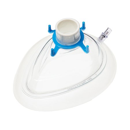 Picture of Anesthesia Mask Portex® Elongated Style Adult Size 6 Hook Ring15245