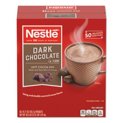 Picture of Hot Cocoa Mix, Dark Chocolate, 0.71 oz, 50/BoxNES-70060