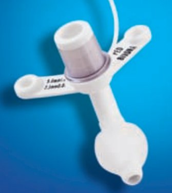 Picture of Tracheostomy Tube Bivona® Aire-Cuf® V Neck Flange Size 4 Cuffed65P040