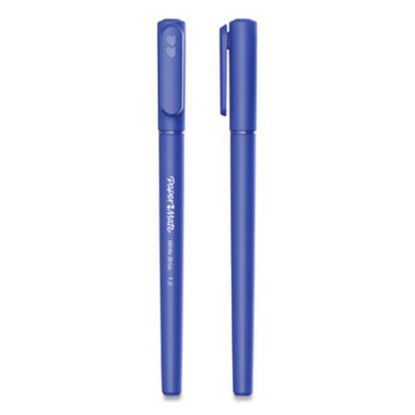 Picture of Write Bros. Ballpoint Pen, Stick, Medium 1 mm, Blue Ink, Blue Barrel, DozenPAP-3311131C