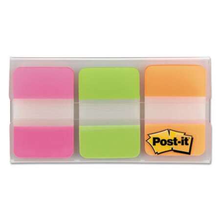 Picture of 1" Tabs, 1/5-Cut Tabs, Assorted Brights, 1" Wide, 66/PackMMM-686PGO