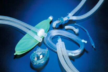Picture of DeRoyal® Anesthesia Breathing Circuit Corrugated Tube Single Limb Adult 3 Liter Bag Single Patient Use86-001673