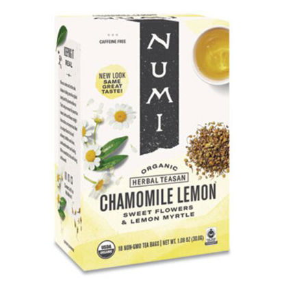 Picture of Organic Teas and Teasans, 1.8 oz, Chamomile Lemon, 18/BoxNUM-10150