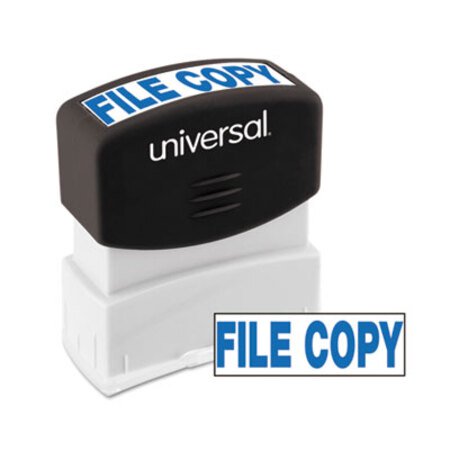Picture of Message Stamp, FILE COPY, Pre-Inked One-Color, BlueUNV-10104