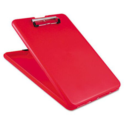 Picture of SlimMate Storage Clipboard, 1/2" Clip Capacity, Holds 8 1/2 x 11 Sheets, RedSAU-00560