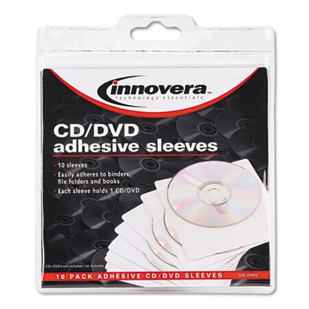 Picture of Self-Adhesive CD/DVD Sleeves, 10/PackIVR-39402