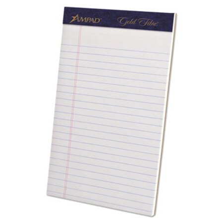 Picture of Gold Fibre Writing Pads, Narrow Rule, 5 x 8, White, 50 Sheets, 4/PackTOP-20018