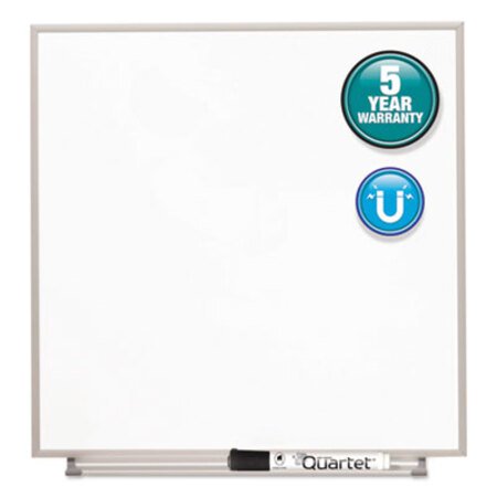 Picture of Matrix Magnetic Boards, Painted Steel, 16 x 16, White, Aluminum FrameQRT-M1616
