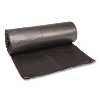 Picture of Low-Density Waste Can Liners, 60 gal, 0.65 mil, 38" x 58", Black, 100/CartonBWK-3858H
