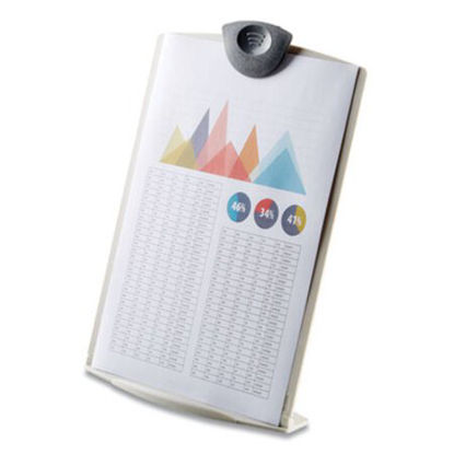 Picture of Copy Stand, Plastic, 75 Sheet Capacity, Platinum/CharcoalFEL-20000