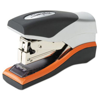 Picture of Optima 40 Compact Stapler, 40-Sheet Capacity, Black/Silver/OrangeSWI-87842