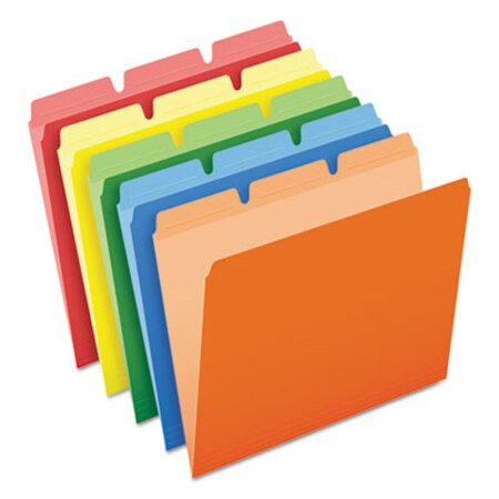 Picture of Ready-Tab Reinforced File Folders, 1/3-Cut Tabs, Letter Size, Assorted, 50/PackPFX-42338