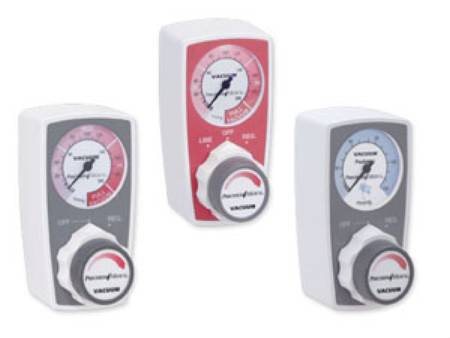 Picture of Precision Medical® Vacuum Regulator Continuous 0 - 200 mmHg DISS Outlet DISS Hand Tight AdapterPM3014