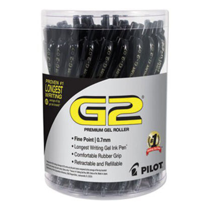 Picture of G2 Premium Gel Pen Convenience Pack, Retractable, Fine 0.7 mm, Black Ink, Black Barrel, 36/PackPIL-84065