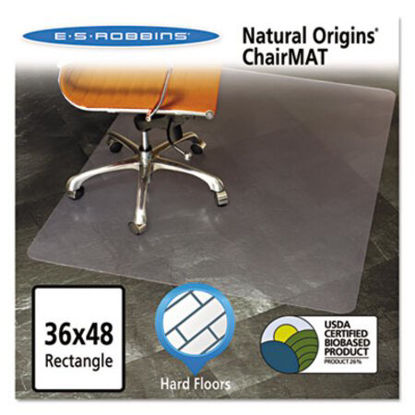Picture of Natural Origins Chair Mat for Hard Floors, 36 x 48, ClearESR-143007