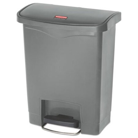 Picture of Slim Jim Resin Step-On Container, Front Step Style, 8 gal, GrayRCP-1883600