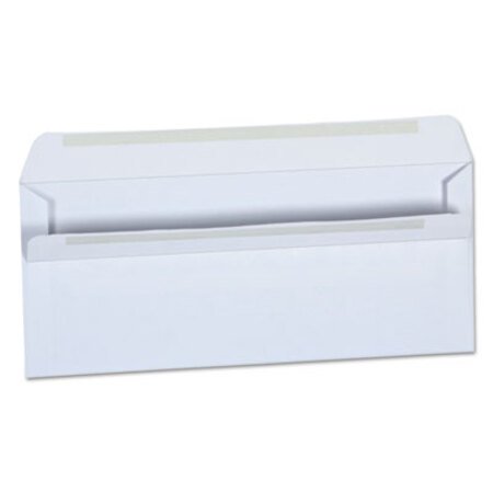 Picture of Self-Seal Business Envelope, #10, Square Flap, Self-Adhesive Closure, 4.13 x 9.5, White, 500/BoxUNV-36100