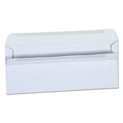 Picture of Self-Seal Business Envelope, #10, Square Flap, Self-Adhesive Closure, 4.13 x 9.5, White, 500/BoxUNV-36100