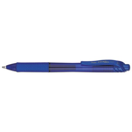 Picture of EnerGel-X Gel Pen, Retractable, Bold 1 mm, Blue Ink, Translucent Blue Barrel, DozenPEN-BL110C