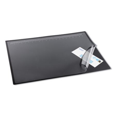 Picture of Lift-Top Pad Desktop Organizer with Clear Overlay, 24 x 19, BlackAOP-41100S