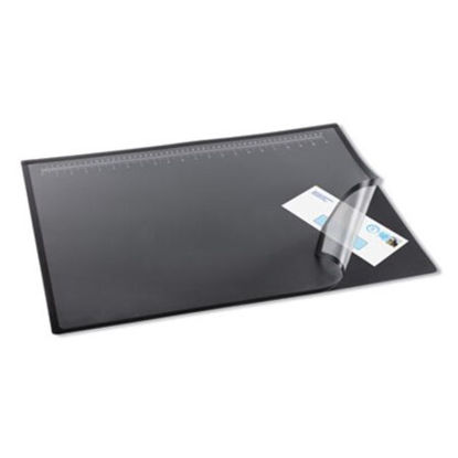 Picture of Lift-Top Pad Desktop Organizer with Clear Overlay, 24 x 19, BlackAOP-41100S