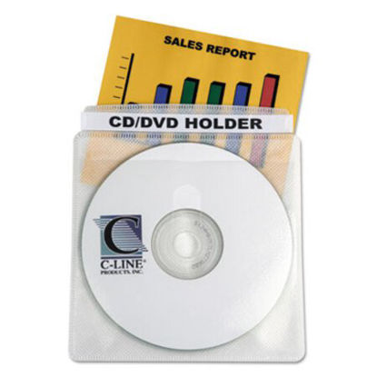 Picture of Deluxe Individual CD/DVD Holders, 50/BXCLI-61988