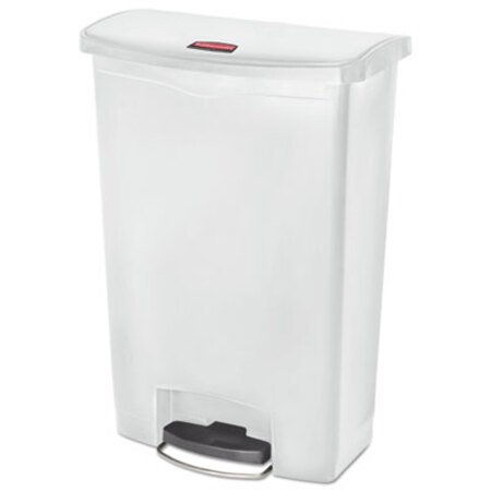 Picture of Slim Jim Resin Step-On Container, Front Step Style, 24 gal, WhiteRCP-1883561