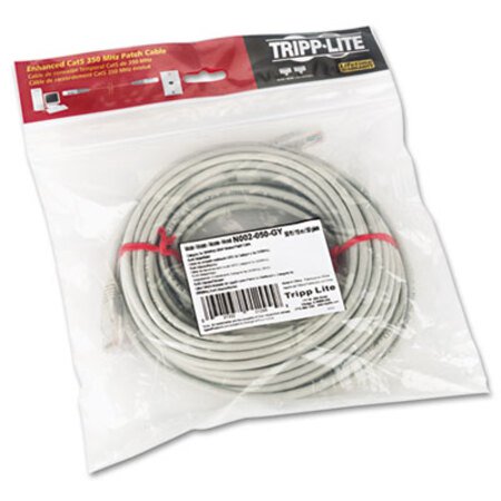 Picture of Cat5e 350MHz Molded Patch Cable, RJ45 (M/M), 50 ft., GrayTRP-N002050GY