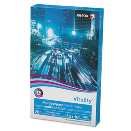Picture of Vitality Multipurpose Print Paper, 92 Bright, 20 lb, 8.5 x 14, White, 500/ReamXER-3R02051