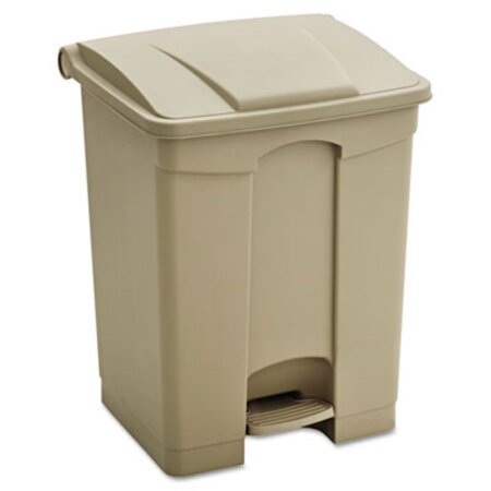 Picture of Large Capacity Plastic Step-On Receptacle, 17 gal, TanSAF-9922TN