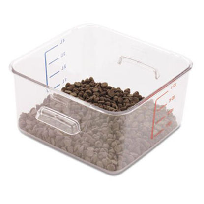 Picture of SpaceSaver Square Containers, 4 qt, 8.8 x 8.75 x 4.75, ClearRCP-6304CLE