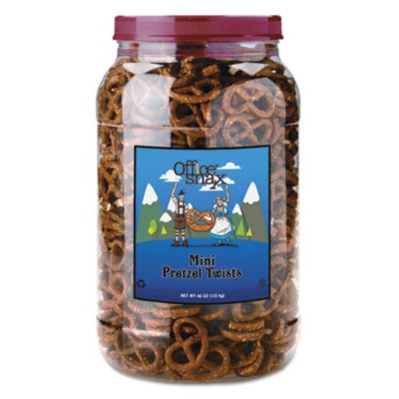 Picture of Pretzel Assortment Old Fashioned Mini-Pretzel Twists, 40 oz TubOFX-00082