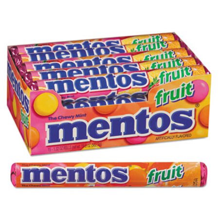Picture of Chewy Mints, 1.32 oz, Mixed Fruit, 15 Rolls/BoxMEN-4181
