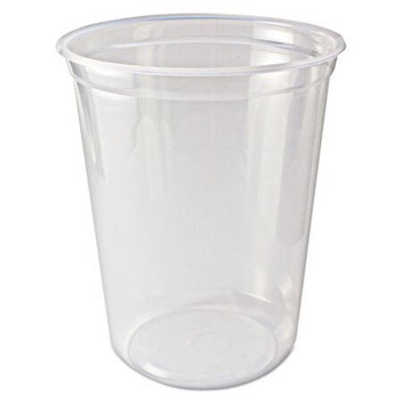 Picture of Microwavable Deli Containers, 32 oz, 4.6" Diameter x 5.6"h, Clear, 500/CartonFAB-PK32TC