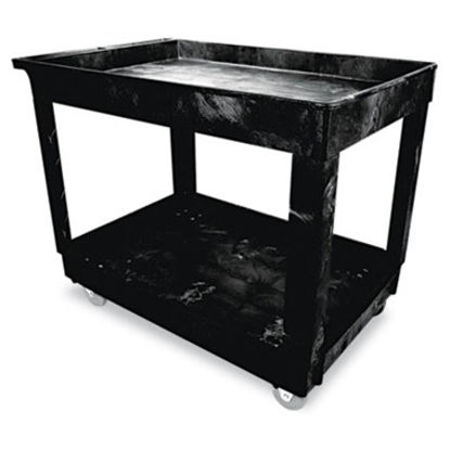 Picture of Service/Utility Cart, Two-Shelf, 24w x 40d x 31.25h, BlackRCP-9T6700BLA
