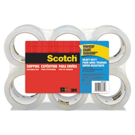 Picture of 3850 Heavy-Duty Packaging Tape, 3" Core, 1.88" x 54.6 yds, Clear, 6/PackMMM-38506