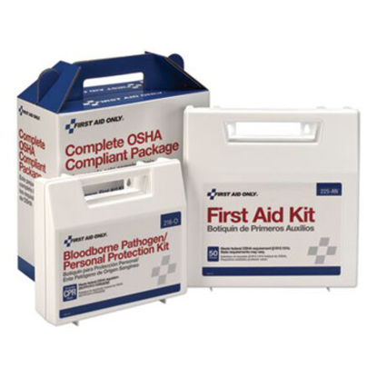 Picture of First Aid Kit for 50 People, 229-Pieces, ANSI/OSHA Compliant, Plastic CaseFAO-228CP