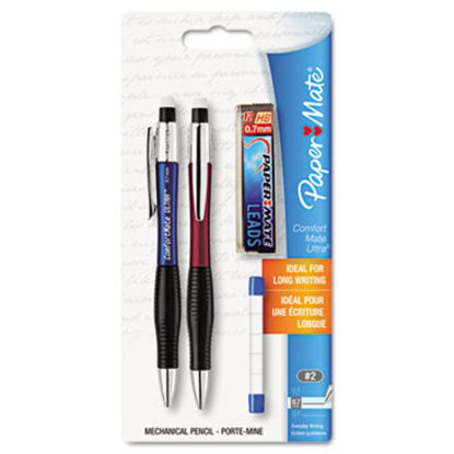 Picture of ComfortMate Ultra Pencil Starter Set, 0.7 mm, HB (#2.5), Black Lead, Assorted Barrel Colors, 2/PackPAP-1738796